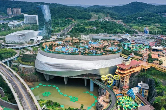  礦坑生態(tài)修復(fù)利用工程—冰雪世界（2022-2023年度魯班獎工程）